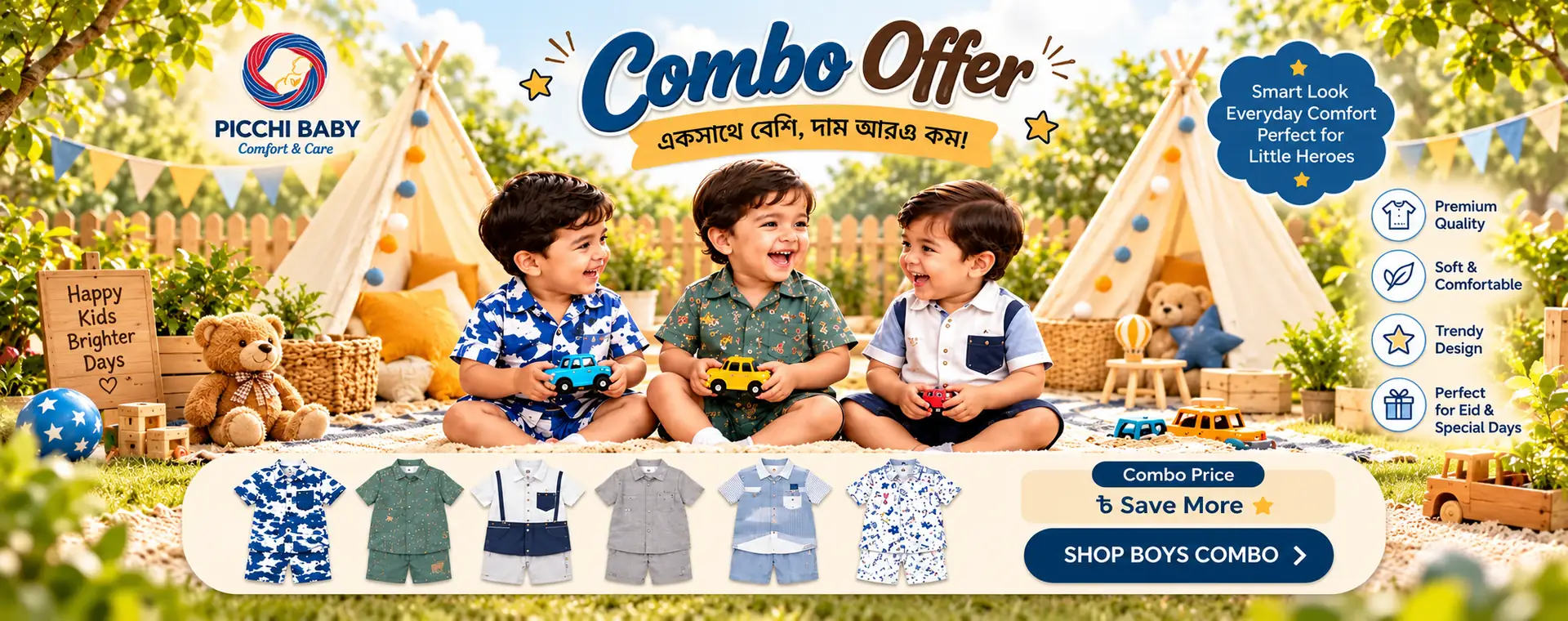 Picchi Baby boys combo offer